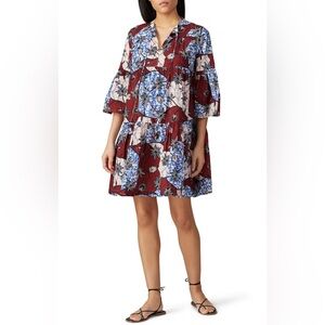 Warm Wax Poetic Garden 70’s Dress Size Small-Oversized Fit